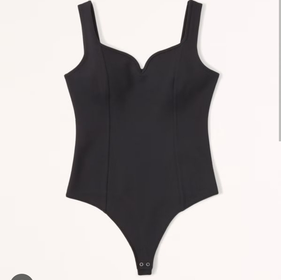 Abercrombie & Fitch Tops - NWT Abercrombie&Fitch Ponte Sweetheart Bodysuit